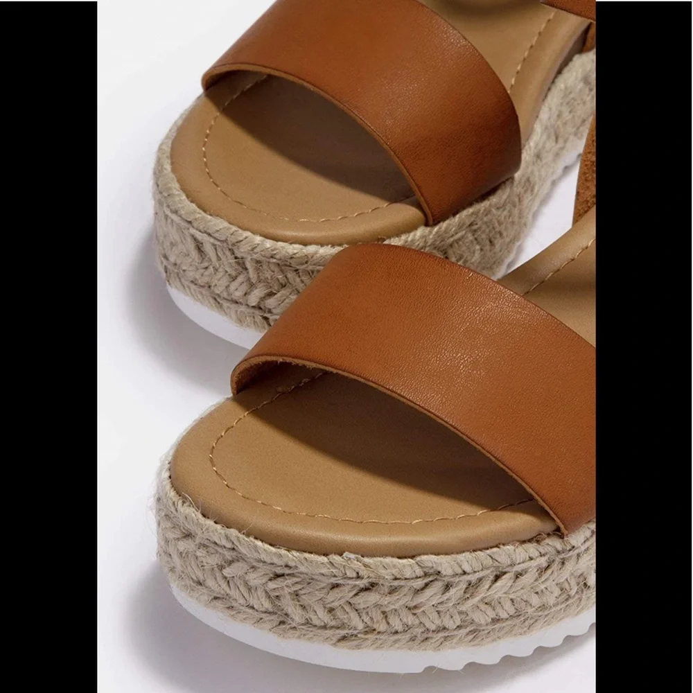 BRAND NEW WOMENS STYLISH ESPADRILLES SANDALS NWT - Picture 4 of 4